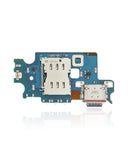 Replacement Charging Port Board With Sim Card Reader Compatible with Samsung Galaxy S22 Plus 5G (S906B/N) (International Version) (Premium)