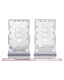 Replacement Dual Sim Card Tray Compatible with Samsung Galaxy S22 / S22 Plus (Pink Gold)