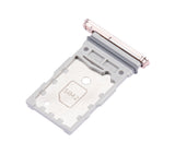 Replacement Dual Sim Card Tray Compatible with Samsung Galaxy S22 / S22 Plus (Pink Gold)