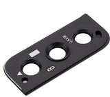Replacement Back Camera Lens With Bezel Ring Compatible with Samsung Galaxy S22 / S22 Plus (Phantom Black)