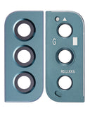 Replacement Back Camera Lens With Bezel Ring Compatible with Samsung Galaxy S22 / S22 Plus (Green)