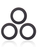 Replacement Back Camera Lens (Glass Only) With Adhesive Compatible with Samsung Galaxy S22 / S22 Plus (3 Piece Set)
