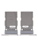Replacement Single Sim Card Tray Compatible with Samsung Galaxy S22 5G / S22 Plus 5G (White)