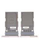 Replacement Single Sim Card Tray Compatible with Samsung Galaxy S22 5G / S22 Plus 5G (Pink Gold)