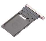 Replacement Single Sim Card Tray Compatible with Samsung Galaxy S22 5G / S22 Plus 5G (Pink Gold)
