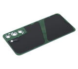Replacement Back Cover Glass With Camera Lens Compatible with Samsung Galaxy S22 5G (No Logo) (Aftermarket Plus) (Sky Blue)