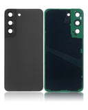 Replacement Back Cover Glass With Camera Lens Compatible with Samsung Galaxy S22 5G (No Logo) (Aftermarket Plus) (Graphite)