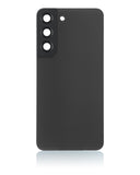 Replacement Back Cover Glass With Camera Lens Compatible with Samsung Galaxy S22 5G (No Logo) (Aftermarket Plus) (Graphite)