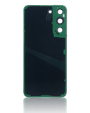 Replacement Back Cover Glass With Camera Lens Compatible with Samsung Galaxy S22 5G (No Logo) (Aftermarket Plus) (Graphite)