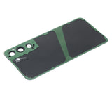Replacement Back Cover Glass With Camera Lens Compatible with Samsung Galaxy S22 5G (No Logo) (Aftermarket Plus) (Graphite)