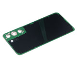 Replacement Back Cover Glass With Camera Lens Compatible with Samsung Galaxy S22 5G (No Logo) (Aftermarket Plus) (Violet)