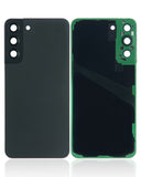 Replacement Back Cover Glass With Camera Lens Compatible with Samsung Galaxy S22 Plus 5G (No Logo) (Aftermarket Plus) (Phantom Black)