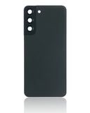 Replacement Back Cover Glass With Camera Lens Compatible with Samsung Galaxy S22 Plus 5G (No Logo) (Aftermarket Plus) (Phantom Black)