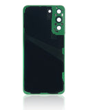 Replacement Back Cover Glass With Camera Lens Compatible with Samsung Galaxy S22 Plus 5G (No Logo) (Aftermarket Plus) (Phantom Black)