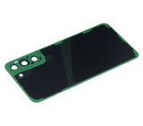 Replacement Back Cover Glass With Camera Lens Compatible with Samsung Galaxy S22 Plus 5G (No Logo) (Aftermarket Plus) (Phantom Black)