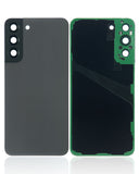 Replacement Back Cover Glass With Camera Lens Compatible with Samsung Galaxy S22 Plus 5G (No Logo) (Aftermarket Plus) (Graphite)