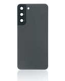 Replacement Back Cover Glass With Camera Lens Compatible with Samsung Galaxy S22 Plus 5G (No Logo) (Aftermarket Plus) (Graphite)