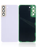 Replacement Back Cover Glass With Camera Lens Compatible with Samsung Galaxy S22 Plus 5G (No Logo) (Aftermarket Plus) (Violet)