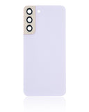 Replacement Back Cover Glass With Camera Lens Compatible with Samsung Galaxy S22 Plus 5G (No Logo) (Aftermarket Plus) (Violet)