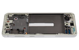 Replacement OLED Assembly With Frame Compatible with Samsung Galaxy S21 FE 5G (US & International) (Refurbished) (Olive Green)