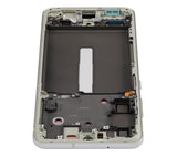Replacement OLED Assembly With Frame Compatible with Samsung Galaxy S21 FE 5G (US & International) (Refurbished) (Olive Green)