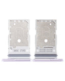Replacement Dual Sim Card Tray Compatible with Samsung Galaxy S21 FE 5G (Lavender)
