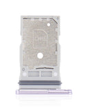 Replacement Dual Sim Card Tray Compatible with Samsung Galaxy S21 FE 5G (Lavender)