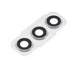 Replacement Back Camera Lens With Bezel Ring Compatible with Samsung Galaxy S21 FE 5G (White)