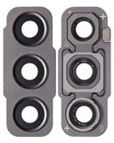 Replacement Back Camera Lens With Bezel Ring Compatible with Samsung Galaxy S21 FE 5G (Graphite)