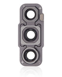 Replacement Back Camera Lens With Bezel Ring Compatible with Samsung Galaxy S21 FE 5G (Graphite)
