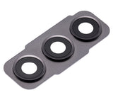 Replacement Back Camera Lens With Bezel Ring Compatible with Samsung Galaxy S21 FE 5G (Graphite)