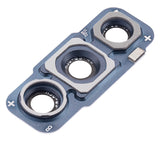 Replacement Back Camera Lens With Bezel Ring Compatible with Samsung Galaxy S21 FE 5G (Blue)