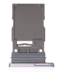 Replacement Single Sim Card Tray Compatible with Samsung Galaxy S21 FE 5G (Lavender)