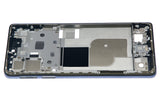 Replacement Mid-Frame Housing Compatible with Motorola Moto Edge Plus / Edge 30 Pro (XT2201-1/4) / Edge X30 5G (XT2201 -2/6 /2022) (Cosmos Blue)