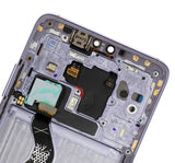 Replacement LCD Assembly With Frame Compatible with Huawei Mate 30 (Refurbished) (Silver)