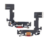 Replacement Charging Port Flex Cable Compatible with Apple iPhone 13 (Premium) (Red)