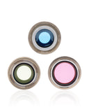 Replacement Back Camera Lens With Bracket & Bezel Compatible with Apple iPhone 13 Pro / 13 Pro Max (Gold) (Real Sapphire / Premium)