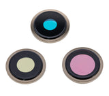 Replacement Back Camera Lens With Bracket & Bezel Compatible with Apple iPhone 13 Pro / 13 Pro Max (Gold) (Real Sapphire / Premium)