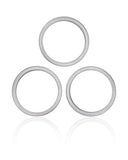 Replacement Back Camera Bezel Ring Only Compatible with Apple iPhone 13 Pro / 13 Pro Max (Graphite) (3 Piece Set)