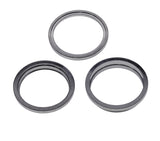 Replacement Back Camera Bezel Ring Only Compatible with Apple iPhone 13 Pro / 13 Pro Max (Graphite) (3 Piece Set)