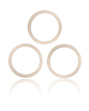 Replacement Back Camera Bezel Ring Only Compatible with Apple iPhone 13 Pro / 13 Pro Max (Gold) (3 Piece Set)