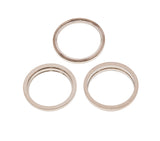 Replacement Back Camera Bezel Ring Only Compatible with Apple iPhone 13 Pro / 13 Pro Max (Gold) (3 Piece Set)