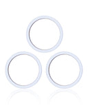 Replacement Back Camera Bezel Ring Only Compatible with Apple iPhone 13 Pro / 13 Pro Max (Sierra Blue) (3 Piece Set)
