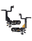 Replacement Charging Port Flex Cable Compatible with Apple iPhone 13 Pro (Used OEM Pull) (Graphite)