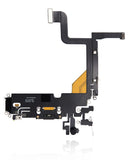 Replacement Charging Port Flex Cable Compatible with Apple iPhone 13 Pro (Used OEM Pull) (Graphite)