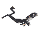 Replacement Charging Port Flex Cable Compatible with Apple iPhone 13 Pro (Used OEM Pull) (Silver)