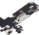 Replacement Charging Port Flex Cable Compatible with Apple iPhone 13 Pro (Used OEM Pull) (Silver)