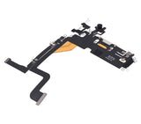 Replacement Charging Port Flex Cable Compatible with Apple iPhone 13 Pro (Used OEM Pull) (Silver)