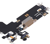 Replacement Charging Port Flex Cable Compatible with Apple iPhone 13 Pro (Used OEM Pull) (Gold)