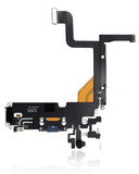 Replacement Charging Port Flex Cable Compatible with Apple iPhone 13 Pro (Used OEM Pull) (Sierra Blue)
